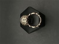 Anello Gioielleria Dossena  Donna in Oro giallo Cristallo 133-CR BON TON OVALE - 133-CR BON TON OVALE